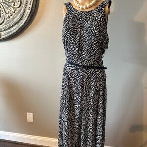 NWT TOMMY HILFIGER BLUE AND WHITE SLEEVELESS DRESS